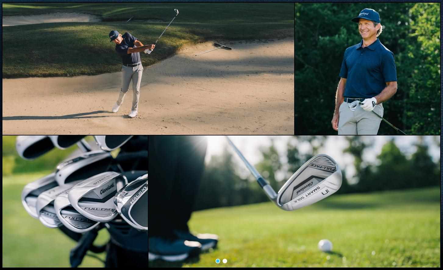 Cleveland Smart Sole Full Face Herren Wedge, Graphite