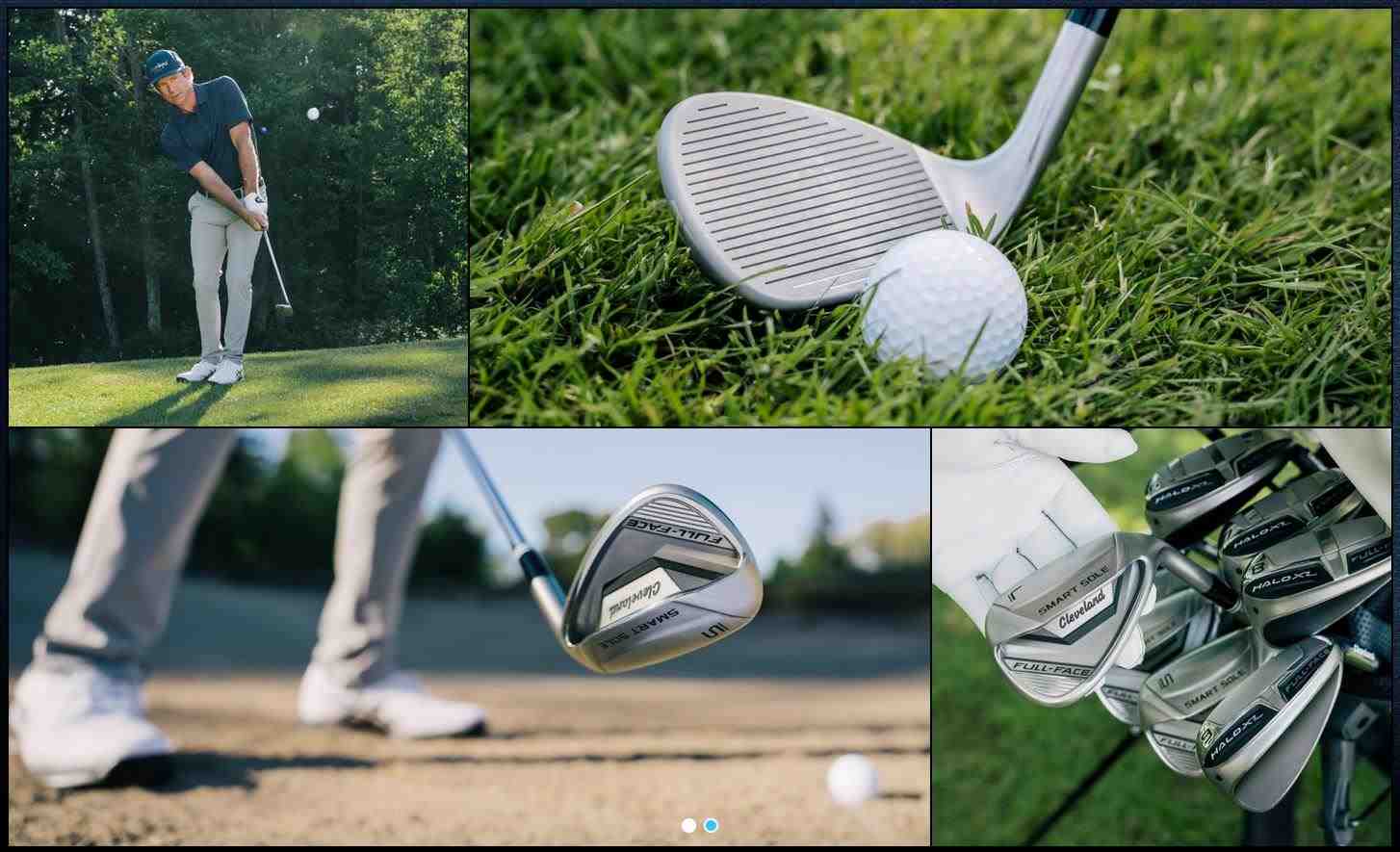 Cleveland Smart Sole Full Face Herren Wedge, Graphite