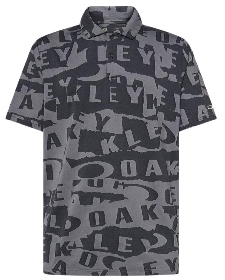 Oakley Ransom Jacquard Herren Poloshirt, schwarz