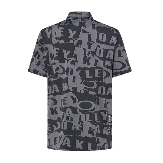 Oakley Ransom Jacquard Herren Poloshirt, schwarz