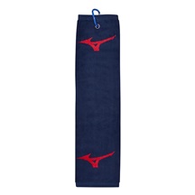 Mizuno RB Tri Fold Golfhandtuch, dunkelblau