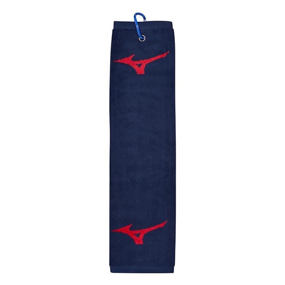 Mizuno RB Tri Fold Golfhandtuch, dunkelblau