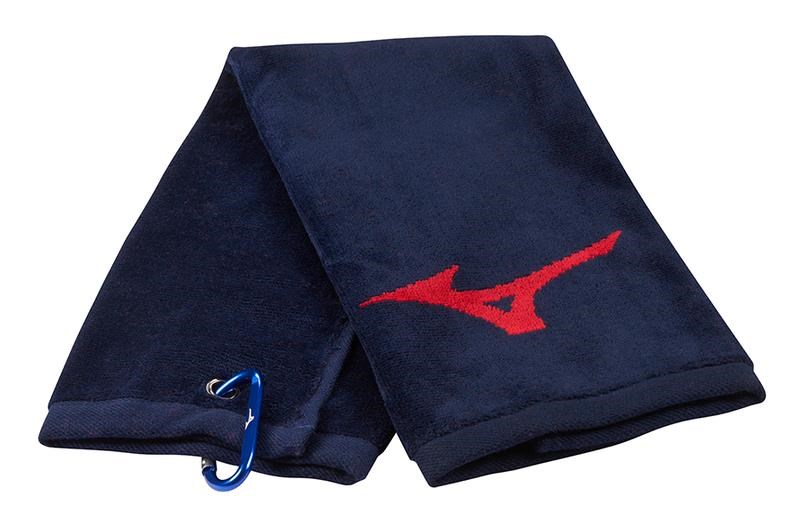 Mizuno RB Tri Fold Golfhandtuch, dunkelblau