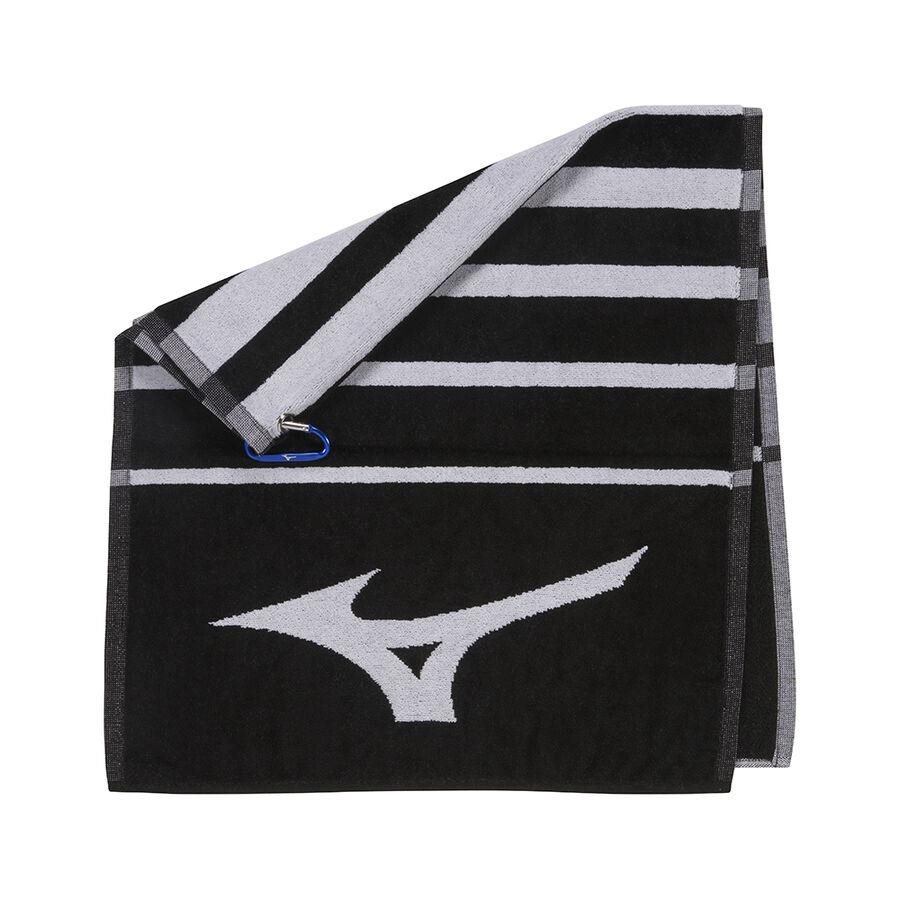 Mizuno RB Tour Golfhandtuch, schwarz