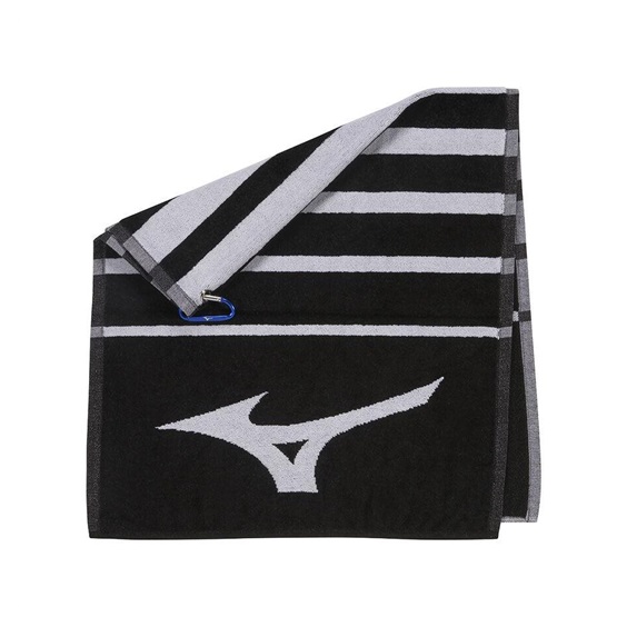 Mizuno RB Tour Golfhandtuch, schwarz