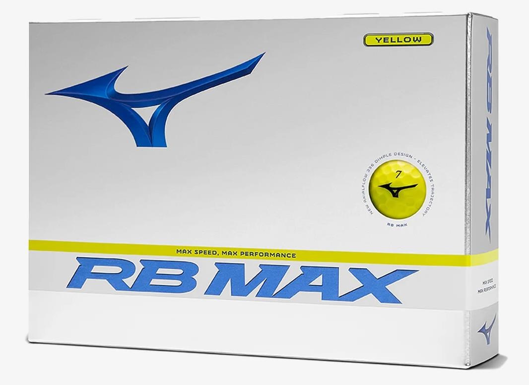 Mizuno RB Max Golfbälle, gelb