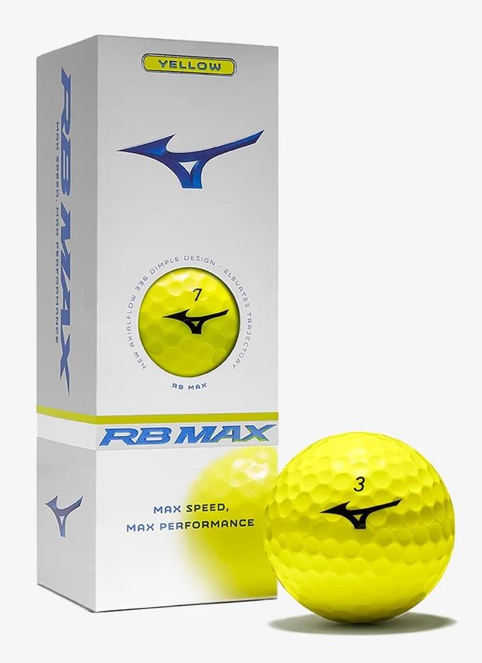 Mizuno RB Max Golfbälle, gelb