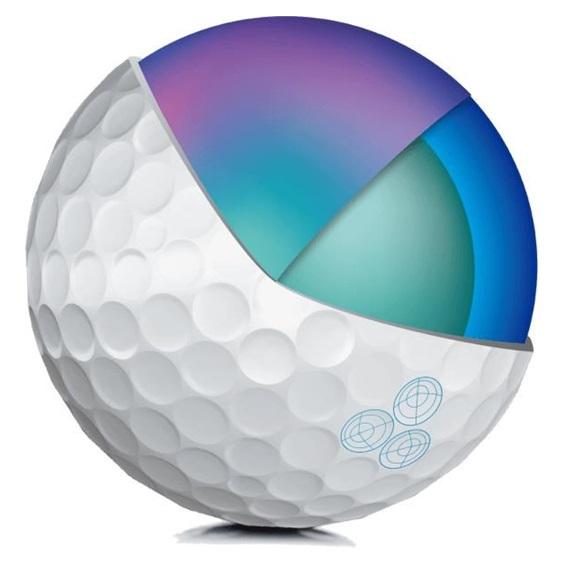 Mizuno RB Max Golfbälle, gelb