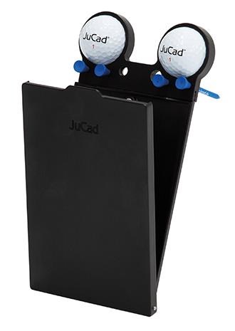 JuCad Scorekartenhalter Voll-Metall, schwarz/schwarz Abdeckungs