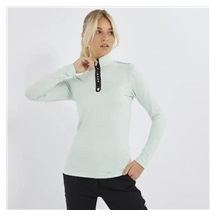 Ellesse Juliano 1/2 Zip Damen Sweatshirt, hellgrün