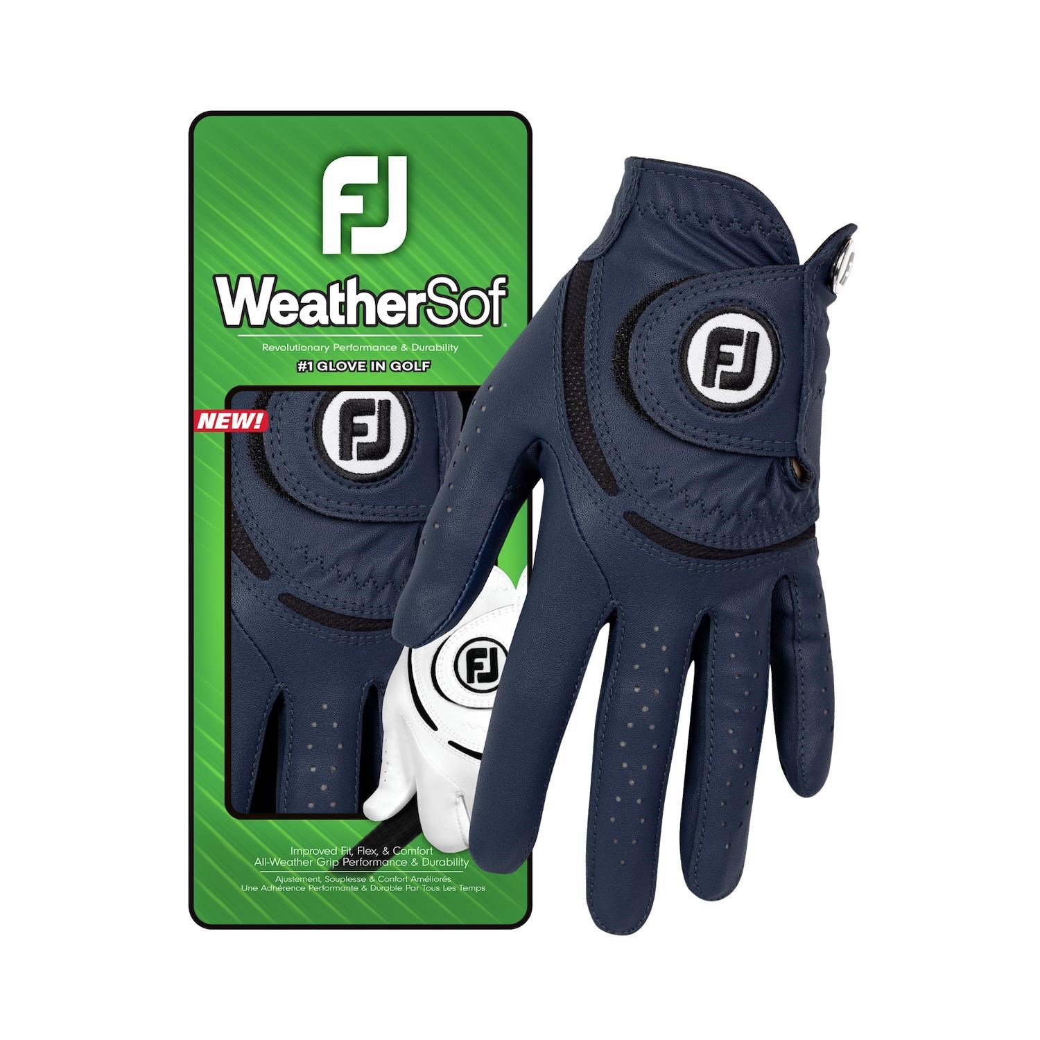 FootJoy WeatherSof Damen Golfhandschuh, dunkelblau