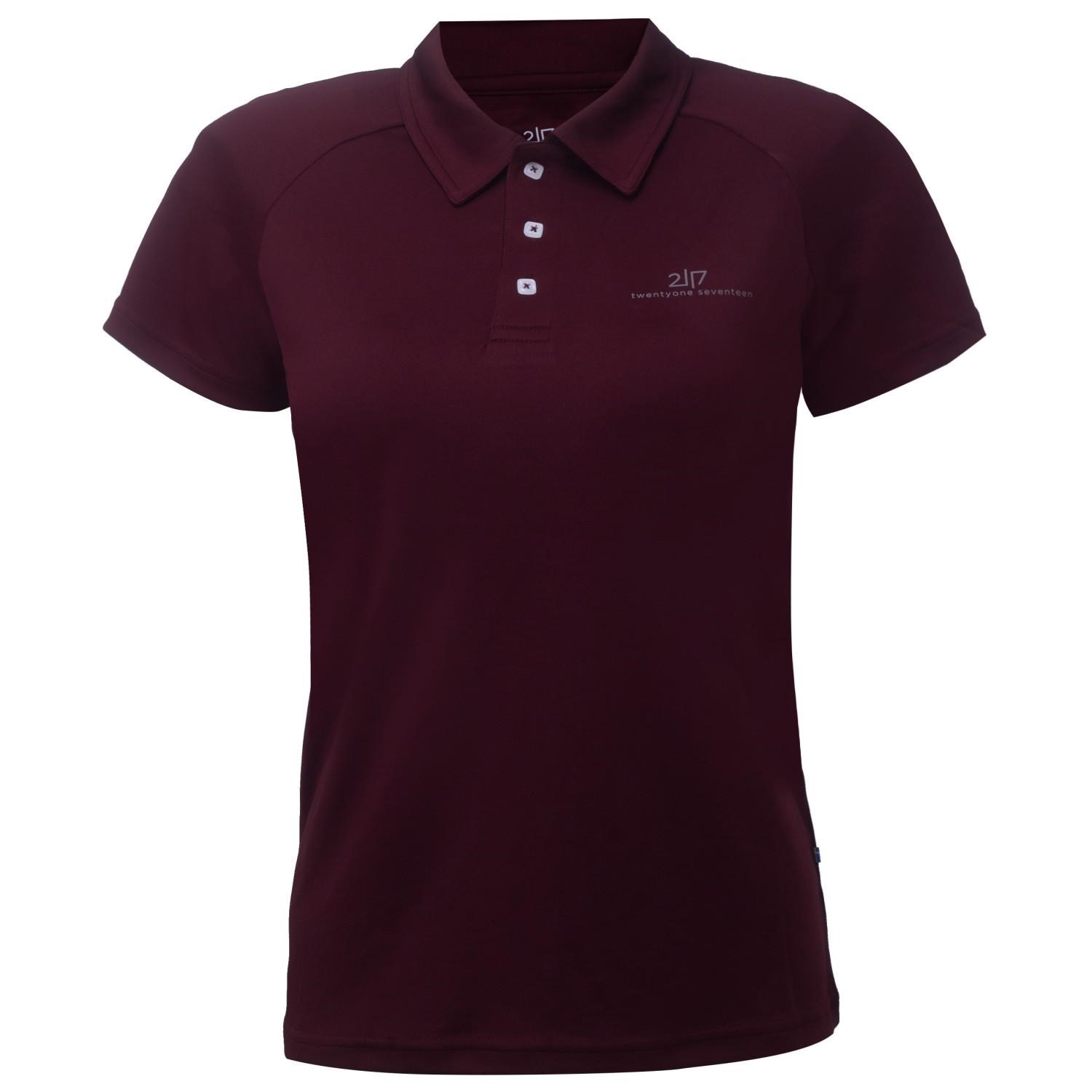 2117 of Sweden Fröseke Damen Poloshirt, dark plum