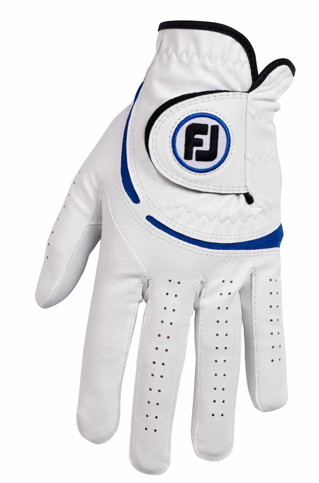 FootJoy WeatherSof Herren Handschuh, weiss/blau