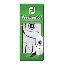 FootJoy WeatherSof Herren Handschuh, weiss/blau