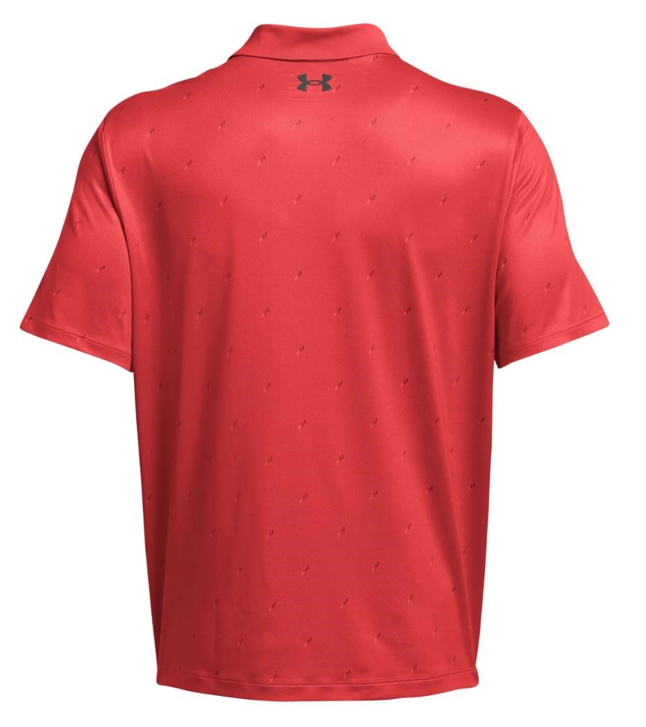 Under Armour Performance 3.0 Printed Herren Poloshirt, rot