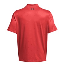 Under Armour Performance 3.0 Printed Herren Poloshirt, rot