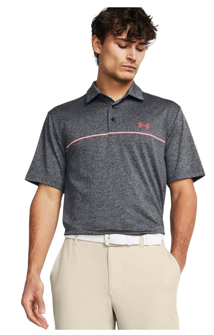 Under Armour Playoff 3.0 Printed Herren Poloshirt, grau