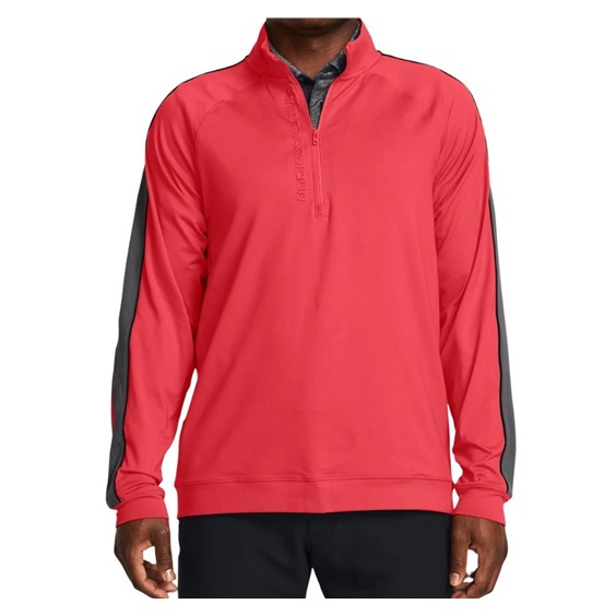 Under Armour Storm Midlayer 1/2 Zip Herren Sweatshirt, rot/schwarz