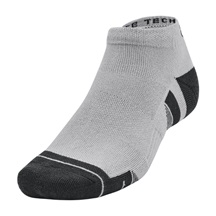 Under Armour Performance Tech Herren Socken, mod grau/weiss, 3 Paar