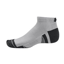 Under Armour Performance Tech Herren Socken, mod grau/weiss, 3 Paar