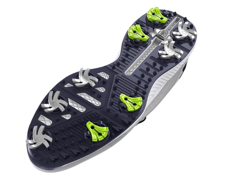 Under Armour Charged Draw 2 Wide Herren Golfschuhe, grau