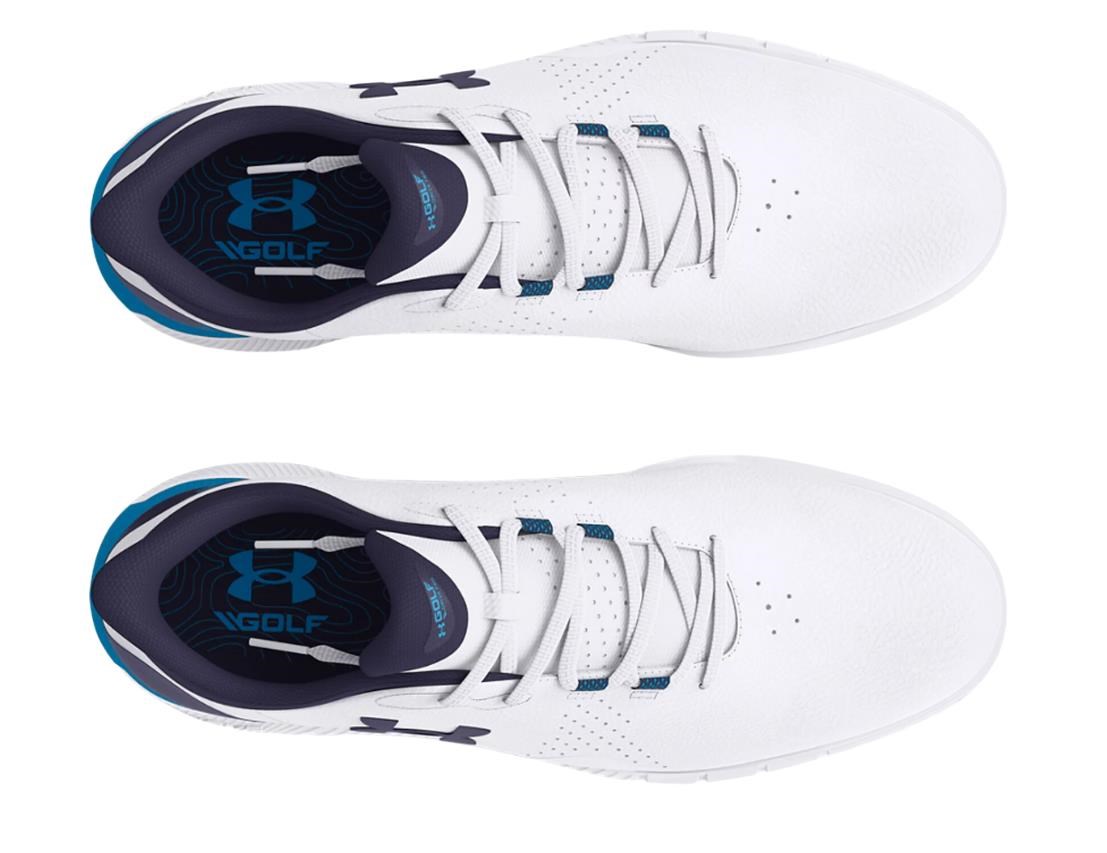 Under Armour Drive Fade SL Herren Golfschuhe, weiss/blau