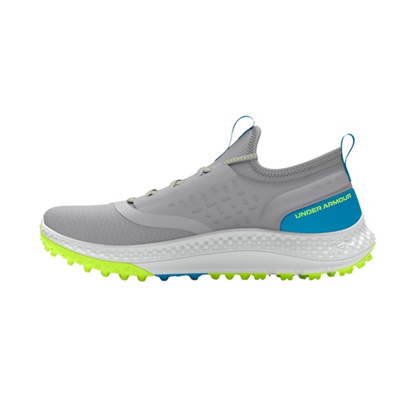 Under Armour GS Charged Phantom SL junior golf shoes, mod gray/capri