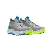 Under Armour GS Charged Phantom SL junior golf shoes, mod gray/capri