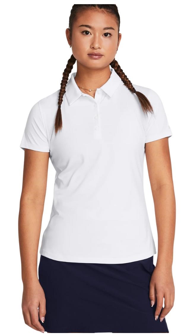 Under Armour Playoff Damen Poloshirt, weiss