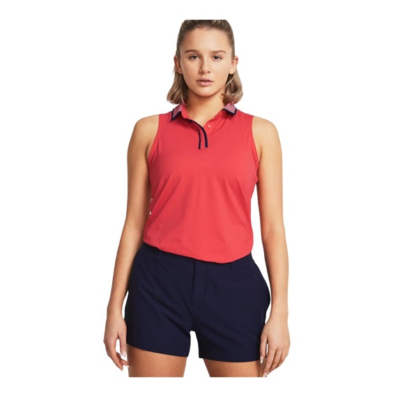 Under Armour Iso-Chill Damen Poloshirt, rot