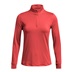 Under Armour Playoff 1/4 Zip Damen Sweatshirt, rot