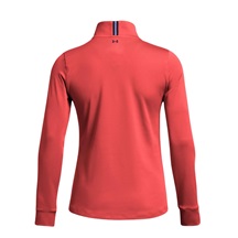 Under Armour Playoff 1/4 Zip Damen Sweatshirt, rot