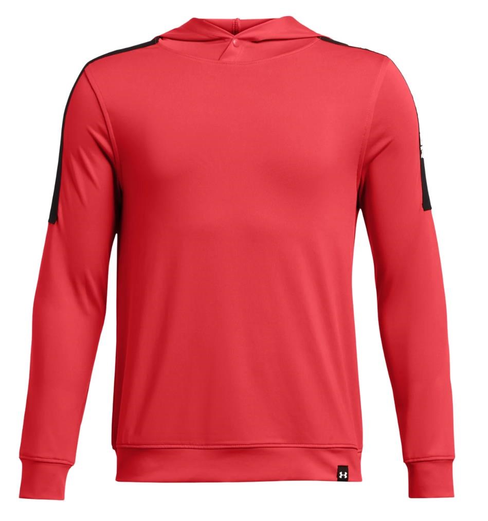 Under Armour Playoff Junior Sweatshirt, rot/schwarz