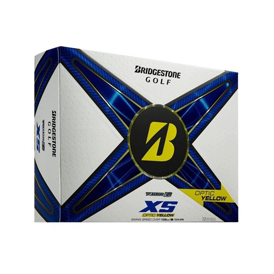 Bridgestone Tour B XS Golfbälle, gelb