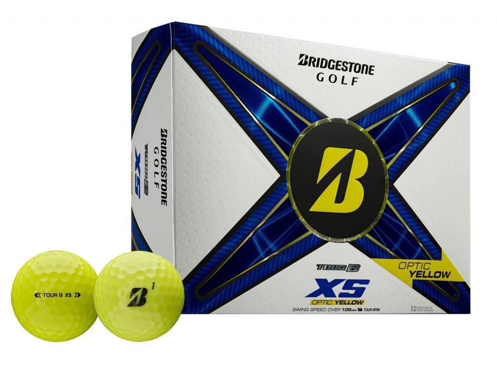 Bridgestone Tour B XS Golfbälle, gelb