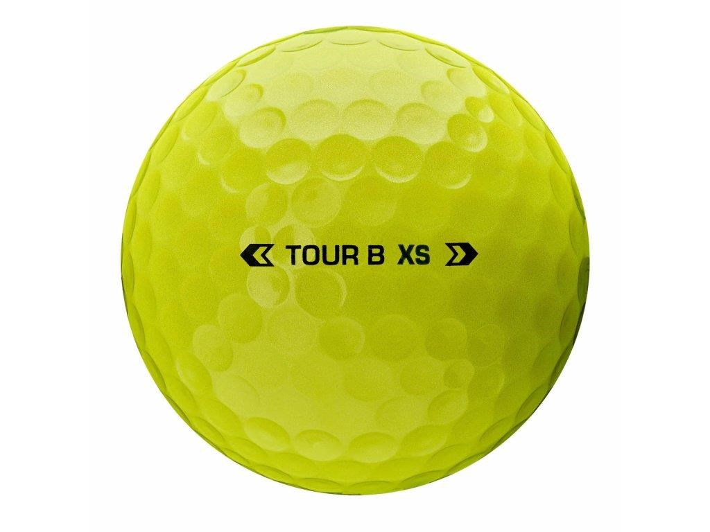 Bridgestone Tour B XS Golfbälle, gelb