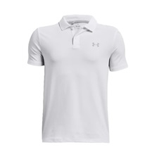 Under Armour Performance Junior Poloshirt, weiss/grau