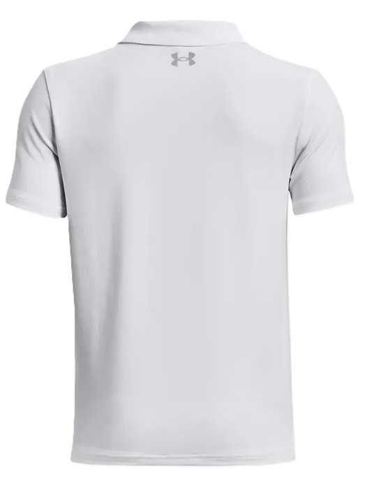 Under Armour Performance Junior Poloshirt, weiss/grau