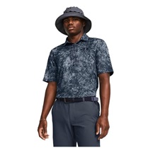 Under Armour Playoff 3.0 Printed Herren Poloshirt, downpour gray