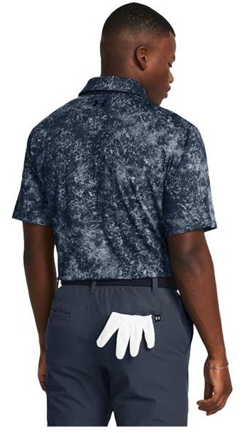 Under Armour Playoff 3.0 Printed Herren Poloshirt, downpour gray