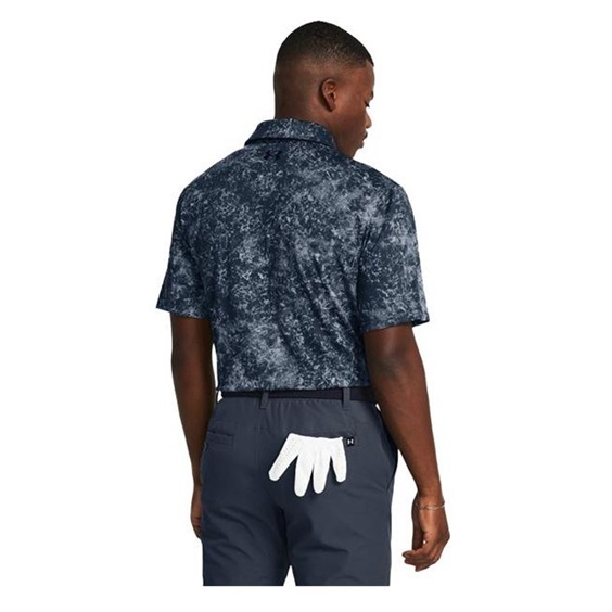Under Armour Playoff 3.0 Printed Herren Poloshirt, downpour gray
