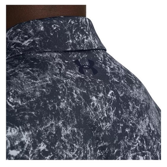 Under Armour Playoff 3.0 Printed Herren Poloshirt, downpour gray