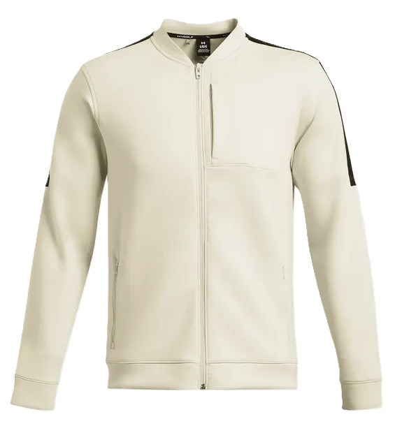 Under Armour Tour Tips Bomber Herrenjacke, beige/schwarz