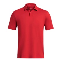 Under Armour T2G Polo LB Herren Poloshirt, rot/schwarz