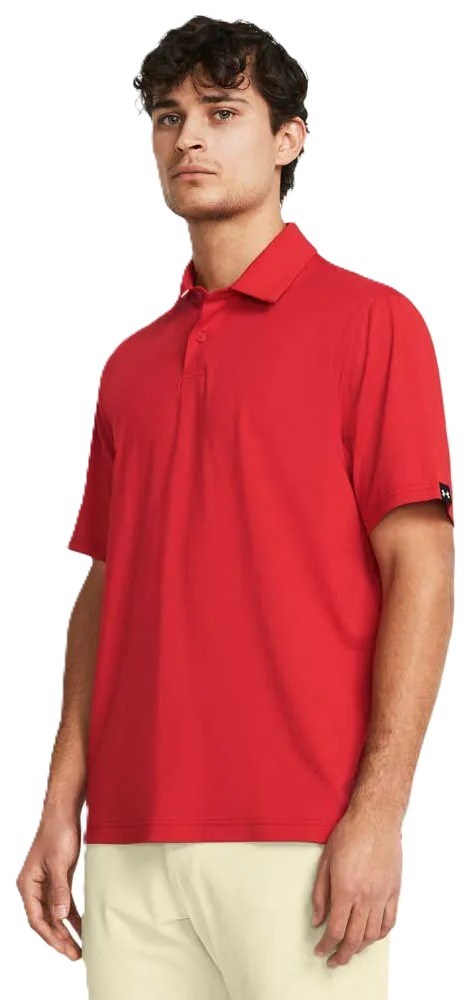 Under Armour T2G Polo LB Herren Poloshirt, rot/schwarz
