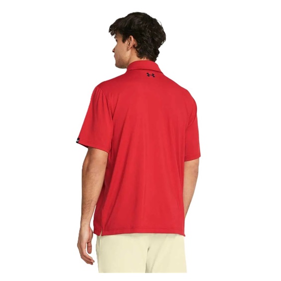Under Armour T2G Polo LB Herren Poloshirt, rot/schwarz