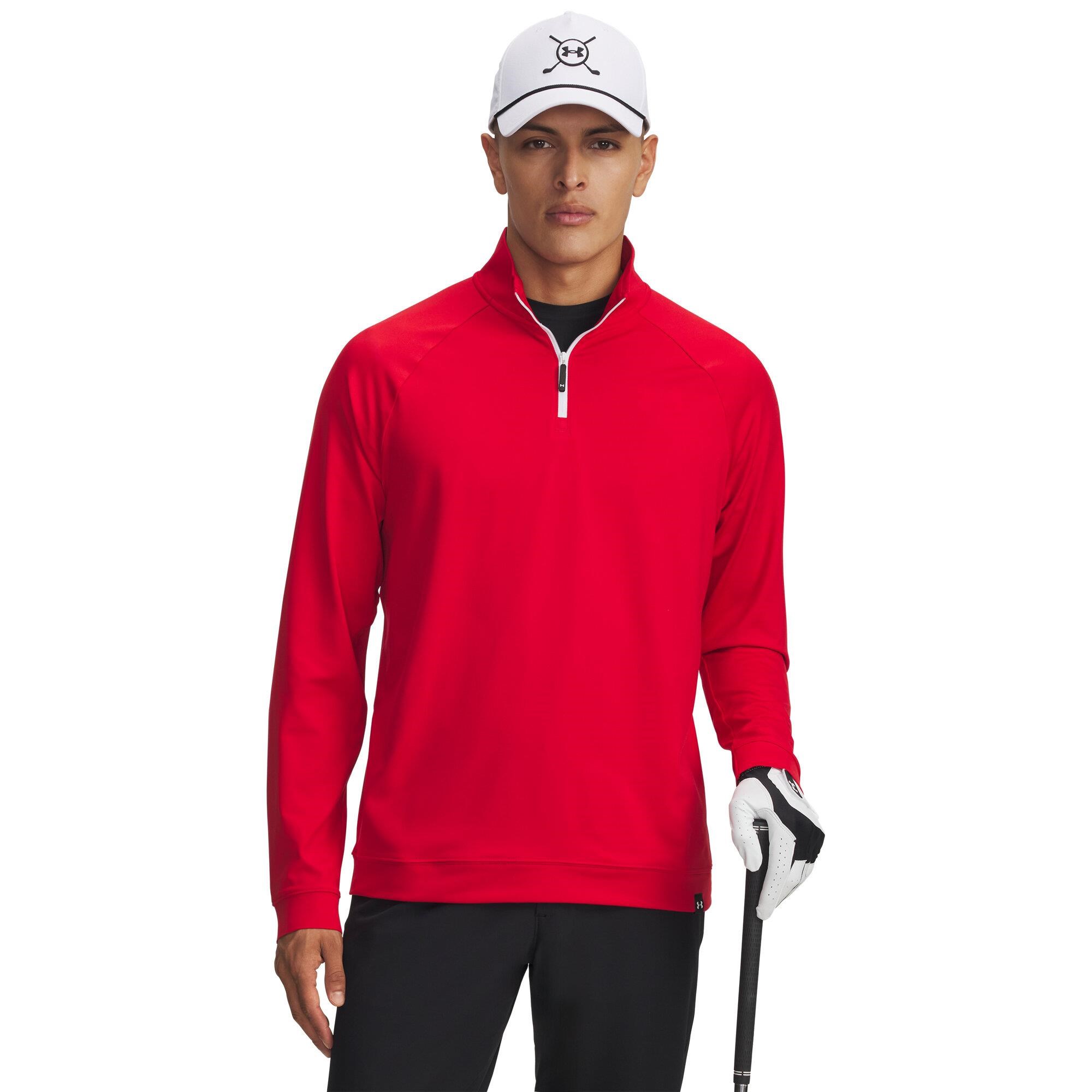 Under Armour Midlayer QZ LB Herren Sweatshirt, rot