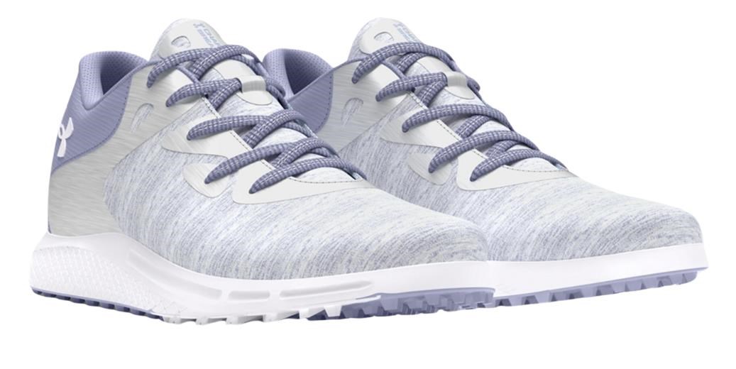 Under Armour Charged Breathe 2 Knit SL Damen Golfschuhe, celeste/white