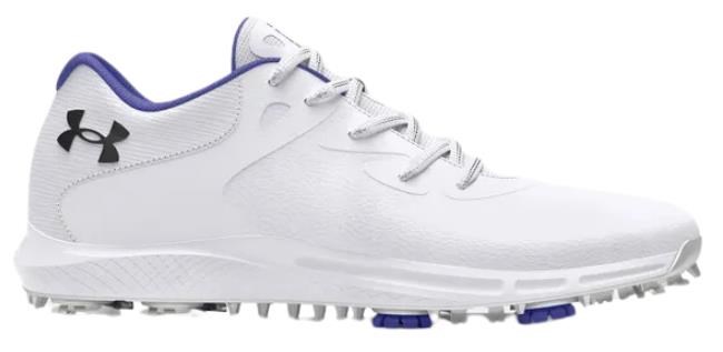 Under Armour Charged Breathe 2 Damen Golfschuhe, white/starlight/metallic silver