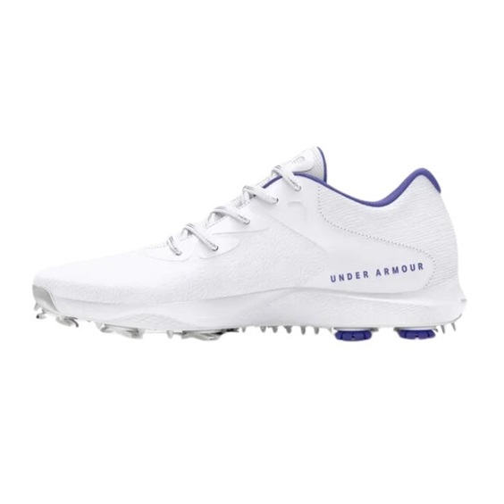 Under Armour Charged Breathe 2 Damen Golfschuhe, white/starlight/metallic silver